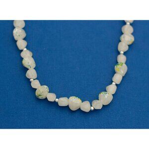 30 inch Geometric Abstract Boho Hippie Beaded Necklace - D7